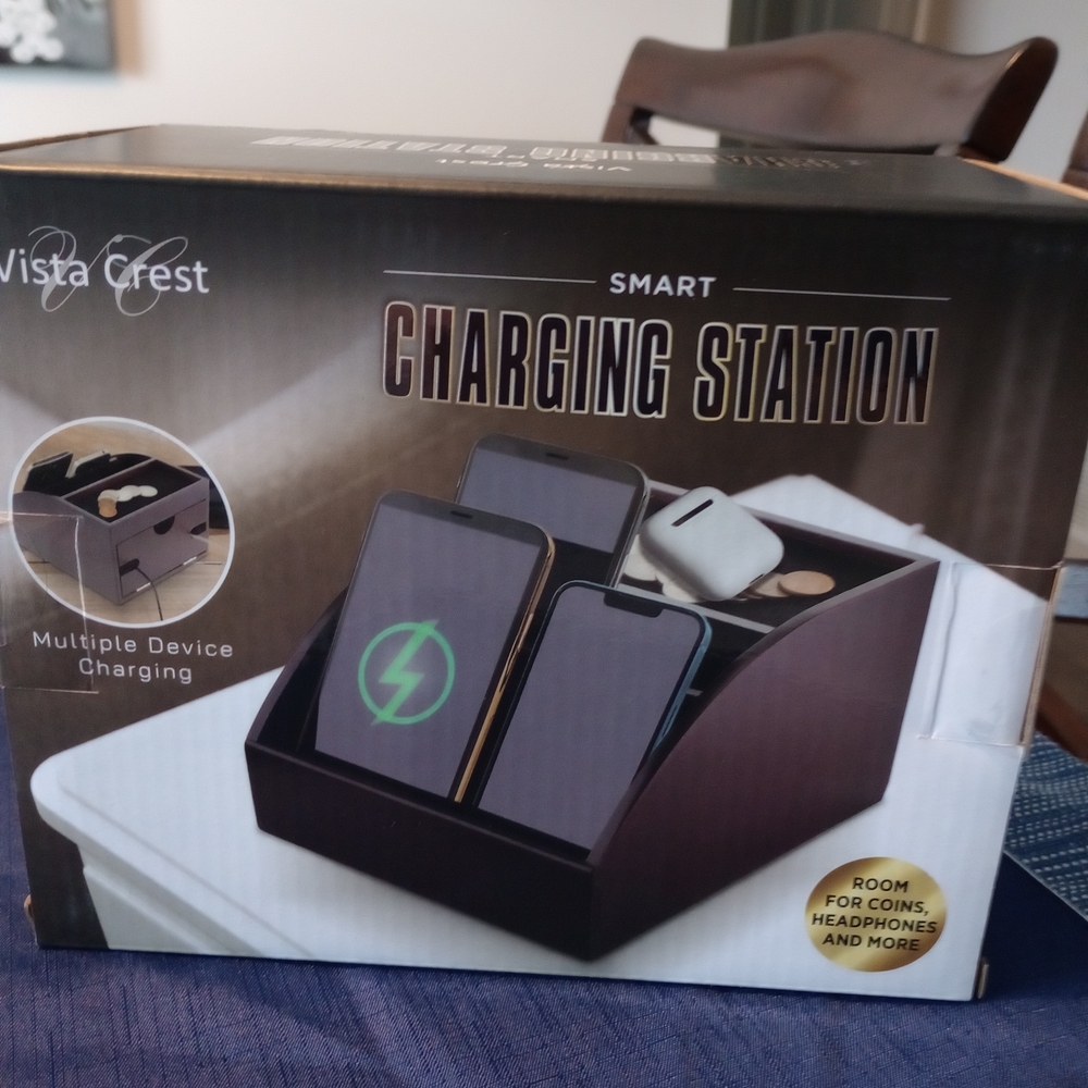 Smart Charging Station with Coin Holder